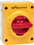 KEM416U Y/R 4-pol.16 IP65 żółto-czer. Rozłącznik w obudowie z poliwęglanu