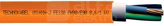 (N)HXH-J FE180/E90 7x2,5 /1kV RE pomarań Kabel bezhalogenowy ognioodporny silikon