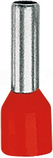 TE 1-8 czerwony (100szt) Końcówka tulejkowa izolowana