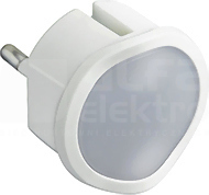 HELMO biały Lampka LED z regulacją i czujnikiem zmierzchu
