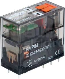 RMP84-2012-25-1012-WT 2P 12VDC IP40 Przekaźnik miniaturowy