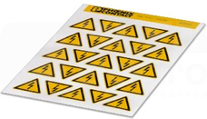 PML-W101 (25x25) Etykieta ostrzegawcza