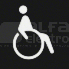 W.1 "wózek inwalidzki" Folia do sygnalizatora świetlnego