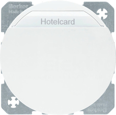 R.1/R.3/R.8 biały Łącznik przekaźnikowy na kartę hotelową