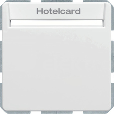 Q.x biały aksamit Łącznik przekaźnikowy na kartę hotelową
