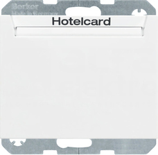 K.1 biały połysk Łącznik przekaźnikowy na kartę hotelową