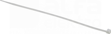 THORSMAN 160x2,5mm biały Opaska kablowa