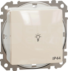 SEDNA DESIGN IP44 beżowy Przycisk światło