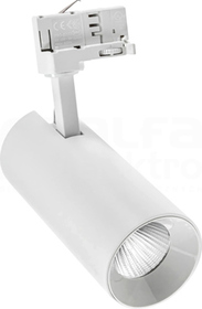 ANDROMEDA COB LED 25W/840 3F biały Oprawa do szynoprzewodu (E)