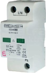 ETITEC S B 275/25 1+0 RC Ogranicznik przepięć