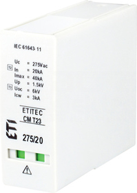 ETITEC CM T23 275/20 G Moduł wymienny ogranicznika przepięć