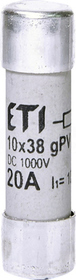 CH10x38 gPV 20A UL Wkładka topikowa cylindryczna (PV)