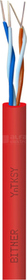 YnTKSY 1x2x0,8 czerwony Przewód do instalacji przeciwpożarowej