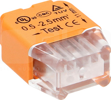 0,75-2,5mm2 (100szt) Złączka instalacyjna 2-przewodowa