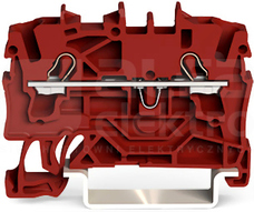 2002-1203 czerwona 2.5mm2 Złączka przelotowa TopJobS