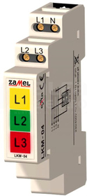 LKM-04-40 230V/400V LED żół./ziel./czer. Wskaźnik zasilania