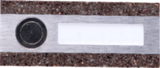 PDK-250/1-BRA 1A/50VAC brązowy Przycisk dzwonkowy podłużny pojedynczy