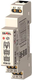 PEM-02/012 12VAC/DC 2x8A Przekaźnik elektromagnetyczny