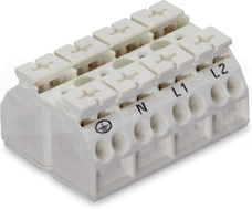 862-9604 Blok zasilający 4x4mm2