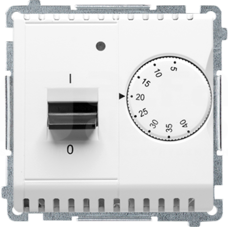 BASIC/M biały Regulator temperatury z czujnikiem