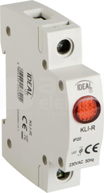 KLI-R czerwony Kontrolka LED