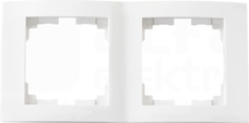 LOGI 02-1520-002 biały Ramka podwójna pionowa