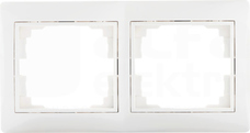 DOMO 01-1470-002 biały Ramka podwójna pozioma