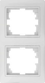 DOMO 01-1520-002 biały Ramka podwójna pionowa