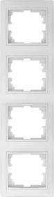 DOMO 01-1540-002 biały Ramka poczwórna pionowa
