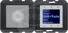 K.1 antracyt mat Radio Touch DAB+ z głośnikiem