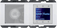 K.1 biały połysk Radio Touch DAB+ z głośnikiem