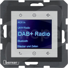 B.x antracyt mat Radio Touch DAB+