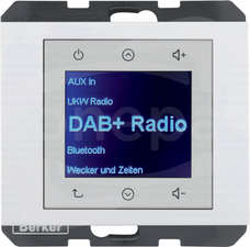 K.1 biały połysk Radio Touch DAB+