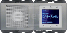 K.5 Touch DAB+ BT z głośnikiem stal szlachetna Radio dotykowe