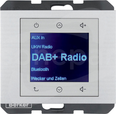 K.5 Radio Touch DAB+ BT aluminium Radio dotykowe