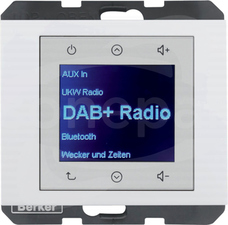 K.1 Radio Touch DAB+ BT biały połysk Radio dotykowe