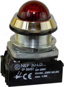 NEF30-LDSc 24-230V czer Lampka sygnalizac.diodowa