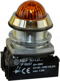 NEF30-LDSg 24-230V żółty Lampka sygnalizac.diodowa