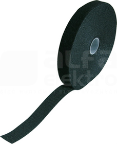 10mx20mm rolka czarny Opaska kablowa na rzep
