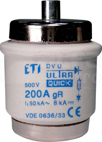 DV gR 400V 200A Wkładka topikowa ultraszybka