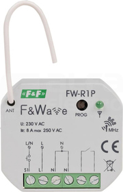 FW-R1P PDT 85-265VAC/DC Przekaźnik bistabilny radiowy pojedyńczy