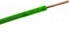 H07V-U 0,75 zielony Przewód jednożyłowy (DY)