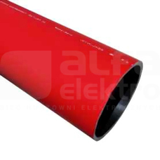 RHDPEp-M DL50/3,5 czerwony/czarny (6m) Rura osłonowa z kielichem