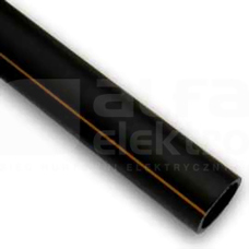 RHDPEwp 25x2,0 czarny/kolor.paski (250m) Rura osłonowa zwój