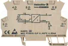 MCZ PT100/3 CLP 0-150st.C Przetwornik pomiarowy temperatury