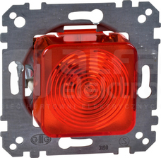 MERTEN E10 250VAC 3W czerwony Mechanizm sygnalizacji świetlnej