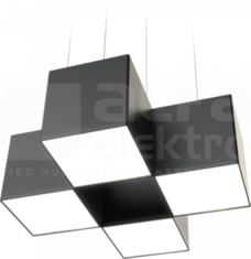 NOISE CLOVER LED 17W/830 1400lm czarny mat Oprawa dekoracyjna LED