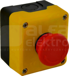 P1EC400E40 40mm/1NC czarno-żółty Kaseta stopu bezpieczeństwa