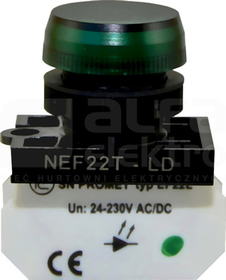 NEF22TLD Z zielony Lampka