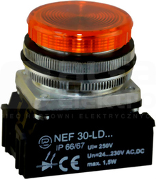 NEF30-LDg 24-230V żółty Lampka sygnalizac.diodowa